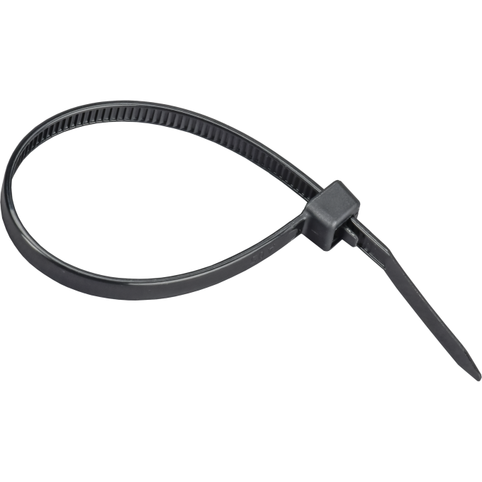 Хомут IEK UHH13-D048-300-100-K02 4.8х300мм P6.6 съемный черн. (уп.100шт)